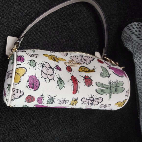 Coach Nolita Barrel Bag With Creature Print Mini Bag - Picture 1 of 9